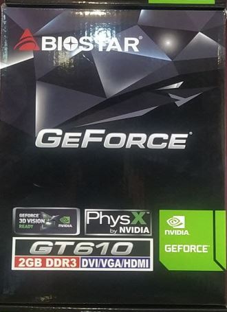 کارت گرافیک biostar Geforce GT610